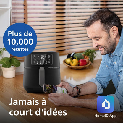 2026 Friteuse à air Philips série 3000 7,2 L, fenêtre de cuisson, friteuse 16 en 1