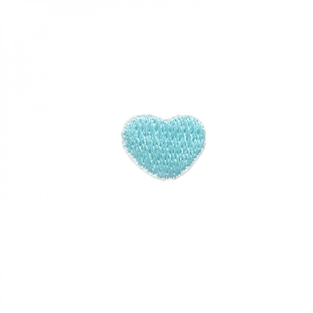 colorful spring heart embroidered patches iron on