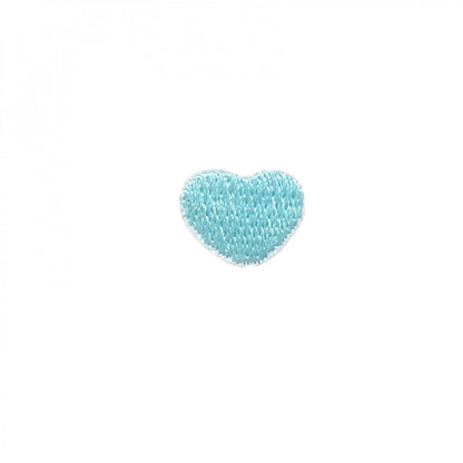 colorful spring heart embroidered patches iron on