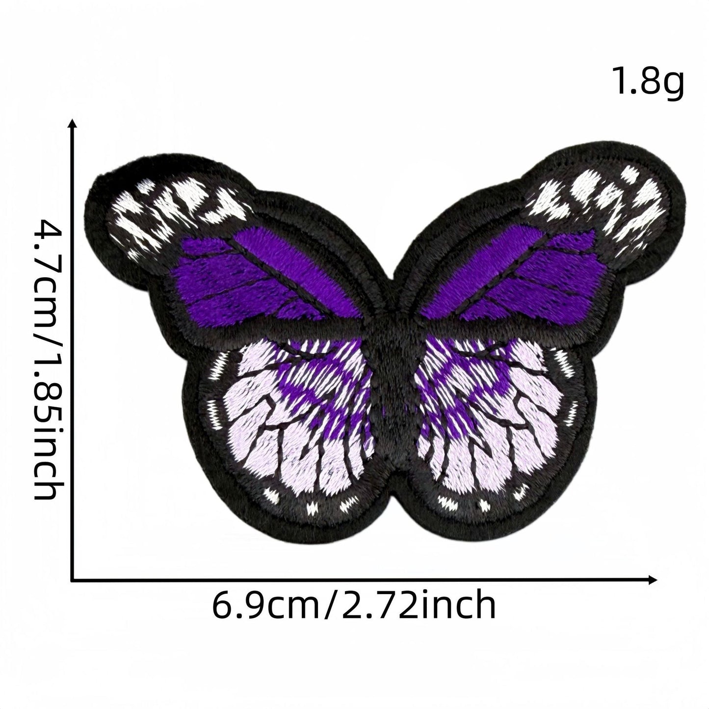 colorful butterfly embroidered patches multicolor design iron on