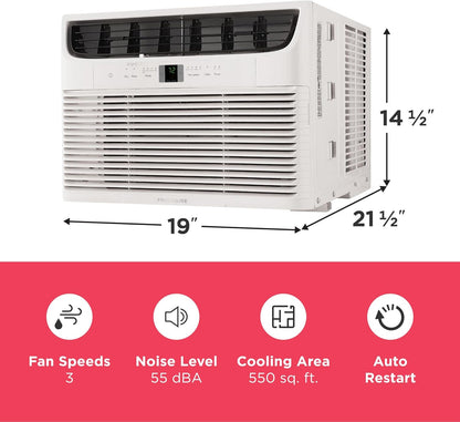 2026 Climatiseur de Fenêtre Frigidaire 5 000 BTU – Refroidissement Efficace jusqu’à 23 m², Fonctionnement Silencieux, Commande Facile