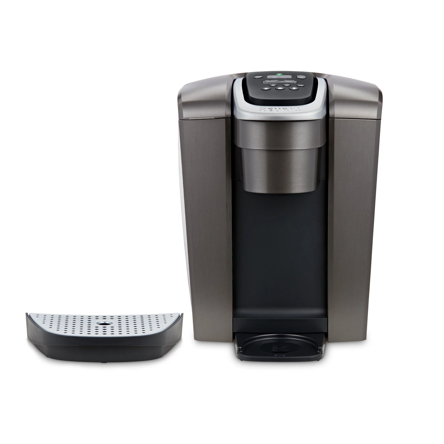 2026 Keurig K-Elite – Machine à Café à Dosettes K-Cup à Portion Unique, Finition Brossée Slate, Programmable pour Café Chaud et Glacé