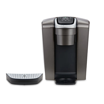 2026 Keurig K-Elite – Machine à Café à Dosettes K-Cup à Portion Unique, Finition Brossée Slate, Programmable pour Café Chaud et Glacé