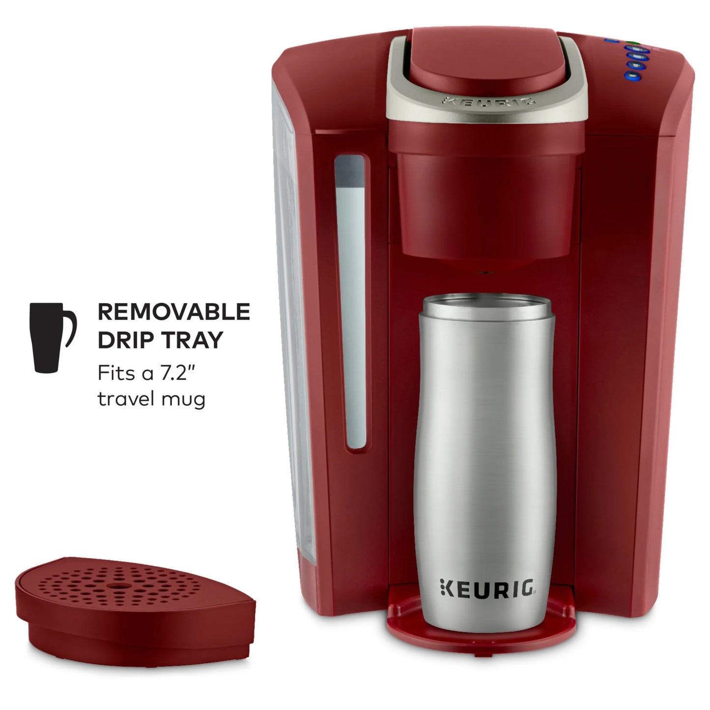 2026 Keurig K-Select Machine à Café à Dosettes K-Cup à Usage Unique, Édition Matte White – Infuseur Simple, Fonction Strong Brew et Réservoir 52 oz