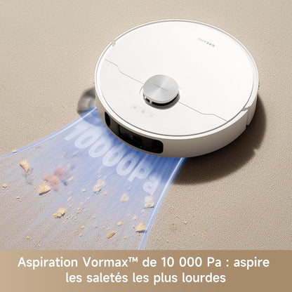 L10s Ultra Gen 2 Robot Aspirateur Laveur 10 000 Pa, Technologie MopExtend RoboSwing, Base Entièrement Automatique, Mode Animaux, 32 réglages de niveau d'eau, Système de lavage des sols DuoScrub