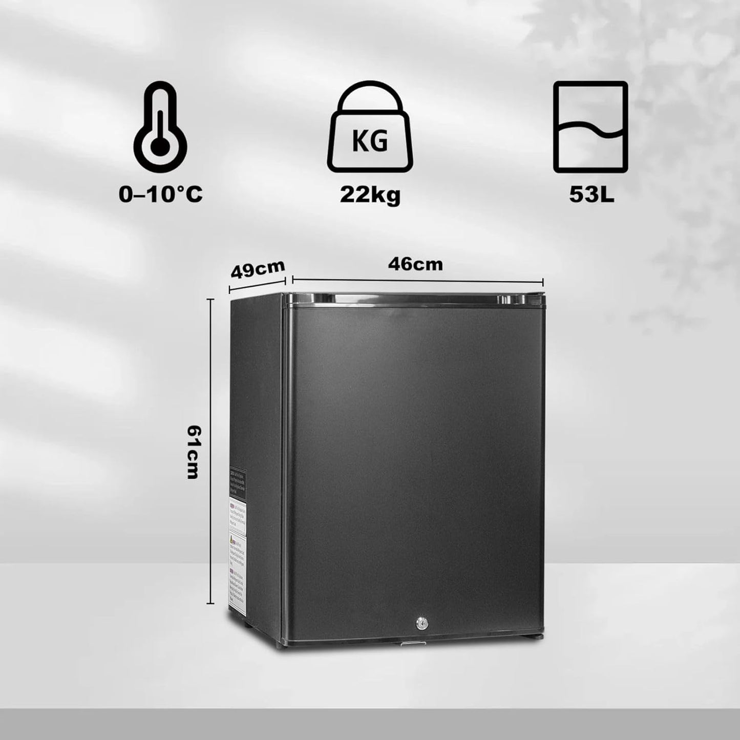 Frigo 12V,Réfrigérateur Camping 12V 220V 40L,Frigo Caravane,Mini Frigo de Chambre,Frigo 12V Camping Car,Réfrigérateur pour Voiture,Van,Fourgon,Bureau,Gîte - Noir -