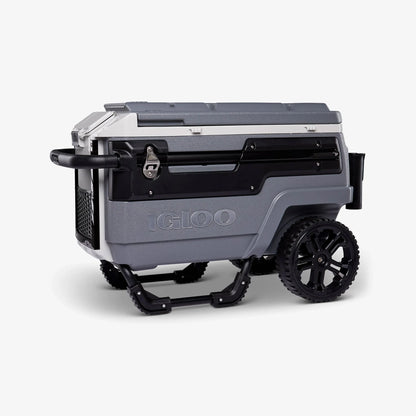 2026 Glacière Trailmate® Journey 70 Qt – Grand Modèle Tout-Terrain avec Roues Lisses, Poignée Télescopique et Isolation THERMECOOL™