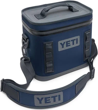2026 Glacière portable YETI Navy Hopper Flip 8 – Compacte, Isolée et Personnalisable pour Camping, Pêche ou Voyages Solo