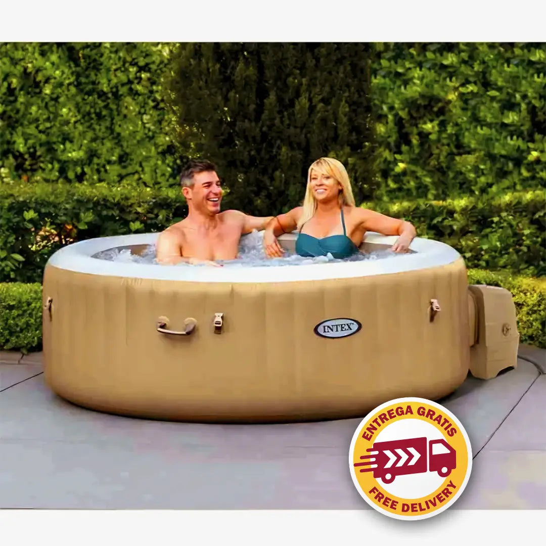 2026 Intex PureSpa – Spa Gonflable Ronde 6 Places, 140 Jets Massants, Chauffage PTC, Édition Limitée