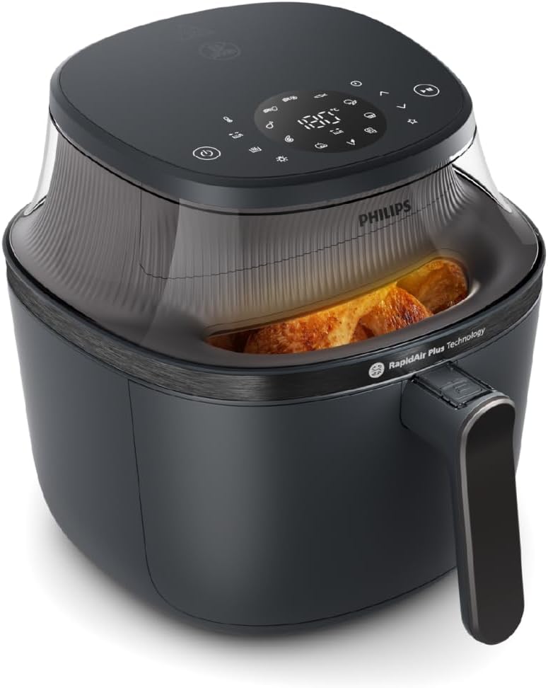 2026 Friteuse à air Philips série 3000 7,2 L, fenêtre de cuisson, friteuse 16 en 1