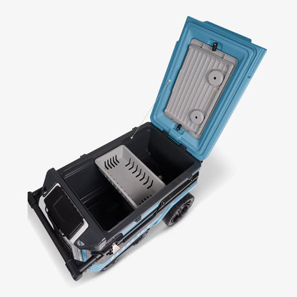 2026 Glacière Trailmate® Journey 70 Qt – Grand Modèle Tout-Terrain avec Roues Lisses, Poignée Télescopique et Isolation THERMECOOL™