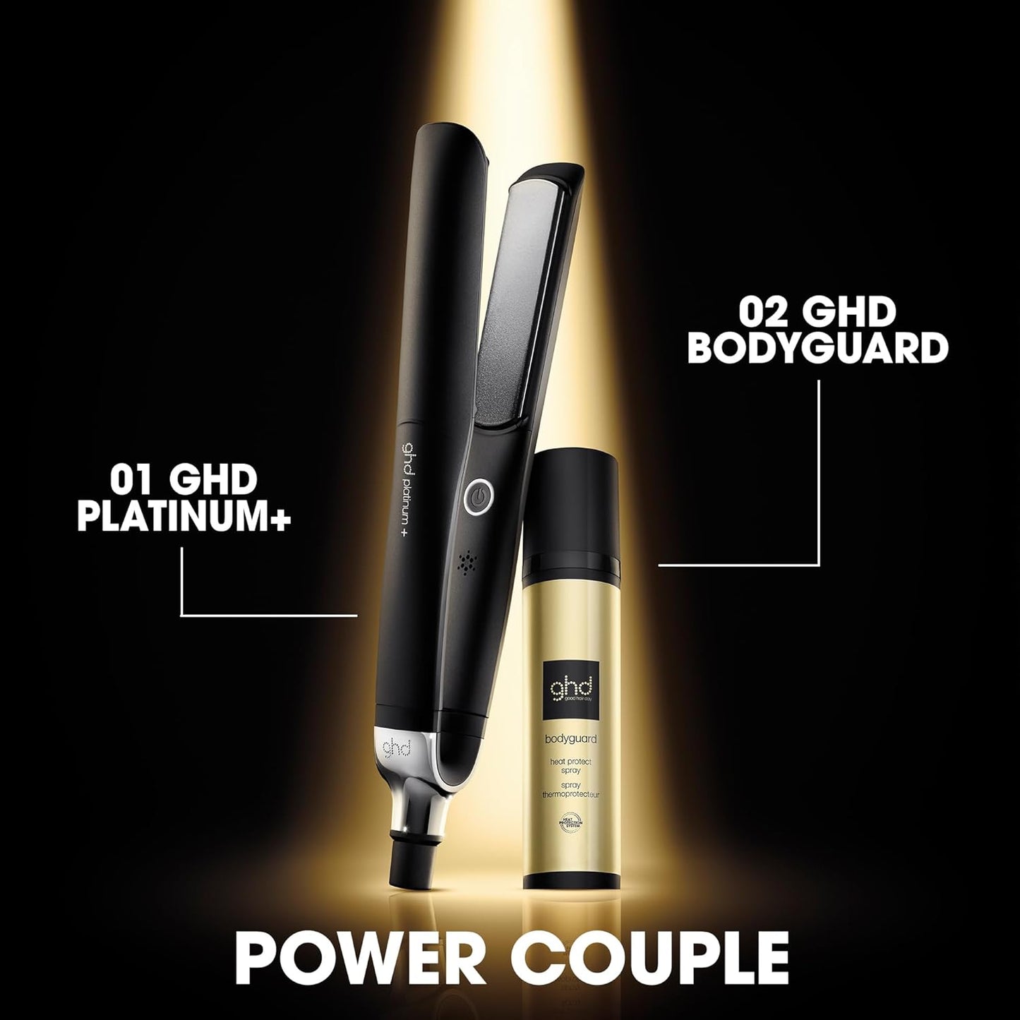 2026 Lisseur ghd Platinum+ Styler ― Fer à Lisser 1" Professionnel en Céramique, Outil de Coiffage pour des Cheveux Plus Forts, Plus de Brillance et Plus de Protection de la Couleur