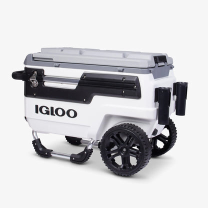 2026 Glacière Trailmate® Journey 70 Qt – Grand Modèle Tout-Terrain avec Roues Lisses, Poignée Télescopique et Isolation THERMECOOL™