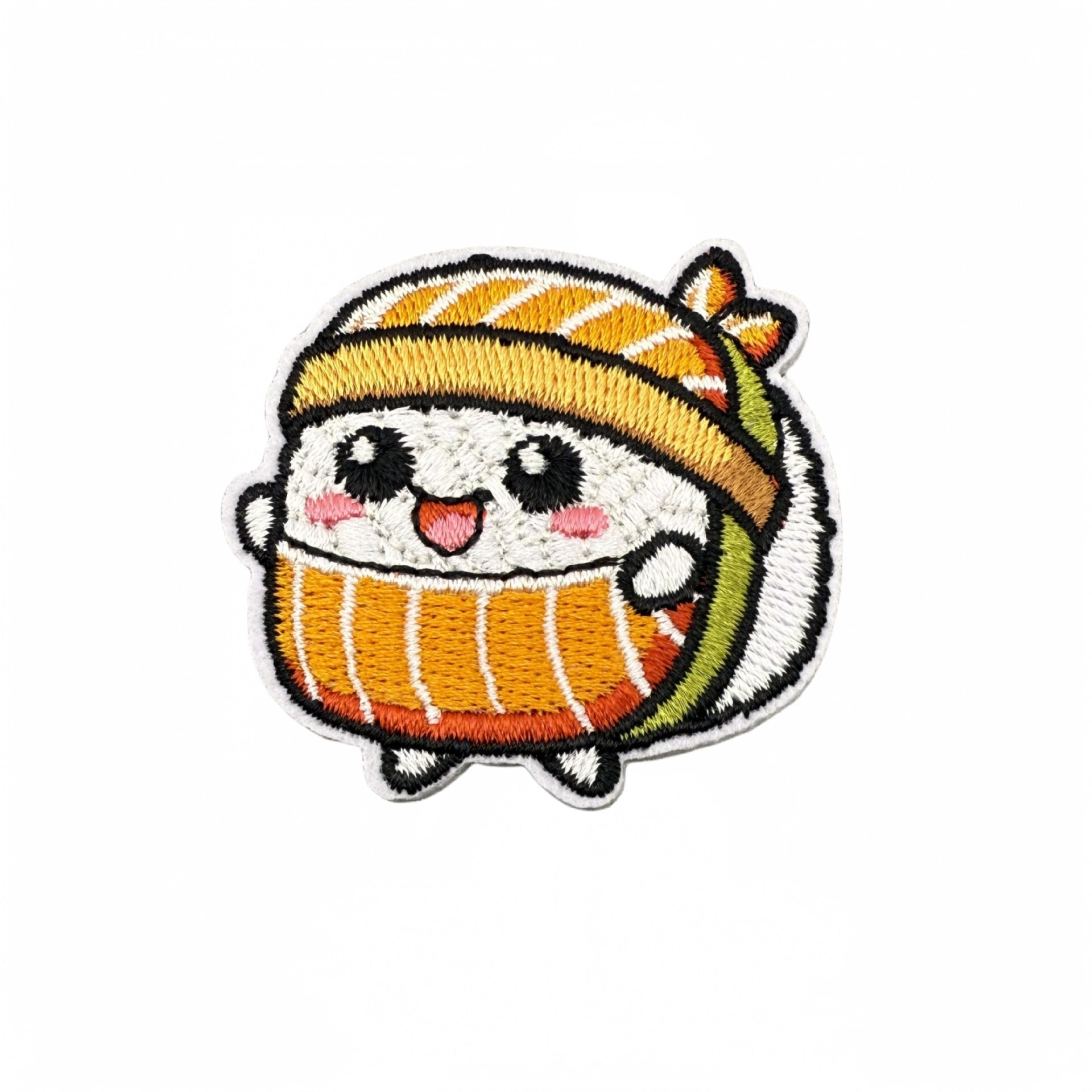 sushi embroidered patches Japanese food design iron on
