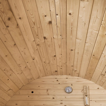 Sauna tonneau 2026 au Spitzberg avec four à sauna