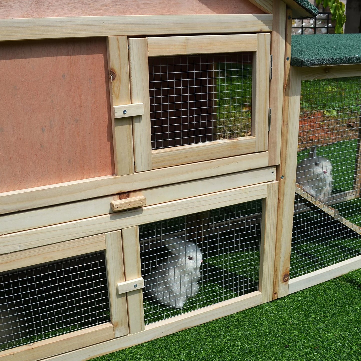PawHut – Clapier à lapin Deluxe