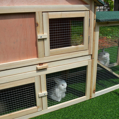 PawHut – Clapier à lapin Deluxe