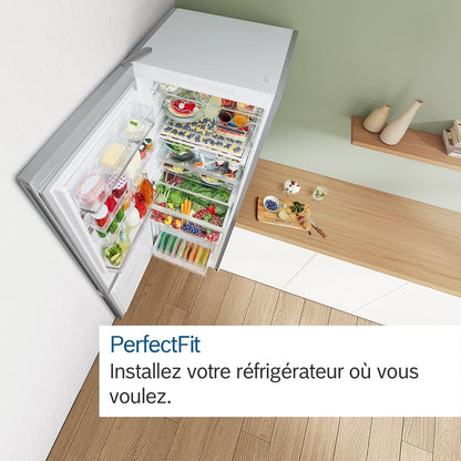 2026 Bosch KGN49XLEA Série 4 – Réfrigérateur Combiné XXL, MultiAirflow, Tiroir VitaFresh, Édition Limitée Inox