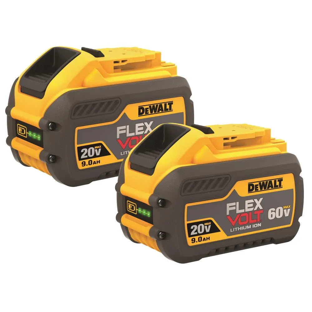 2026 DEWALT DCB609-2 – Pack 2 Batteries FLEXVOLT 20V/60V MAX 9,0 Ah, Haute Puissance, Édition Limitée