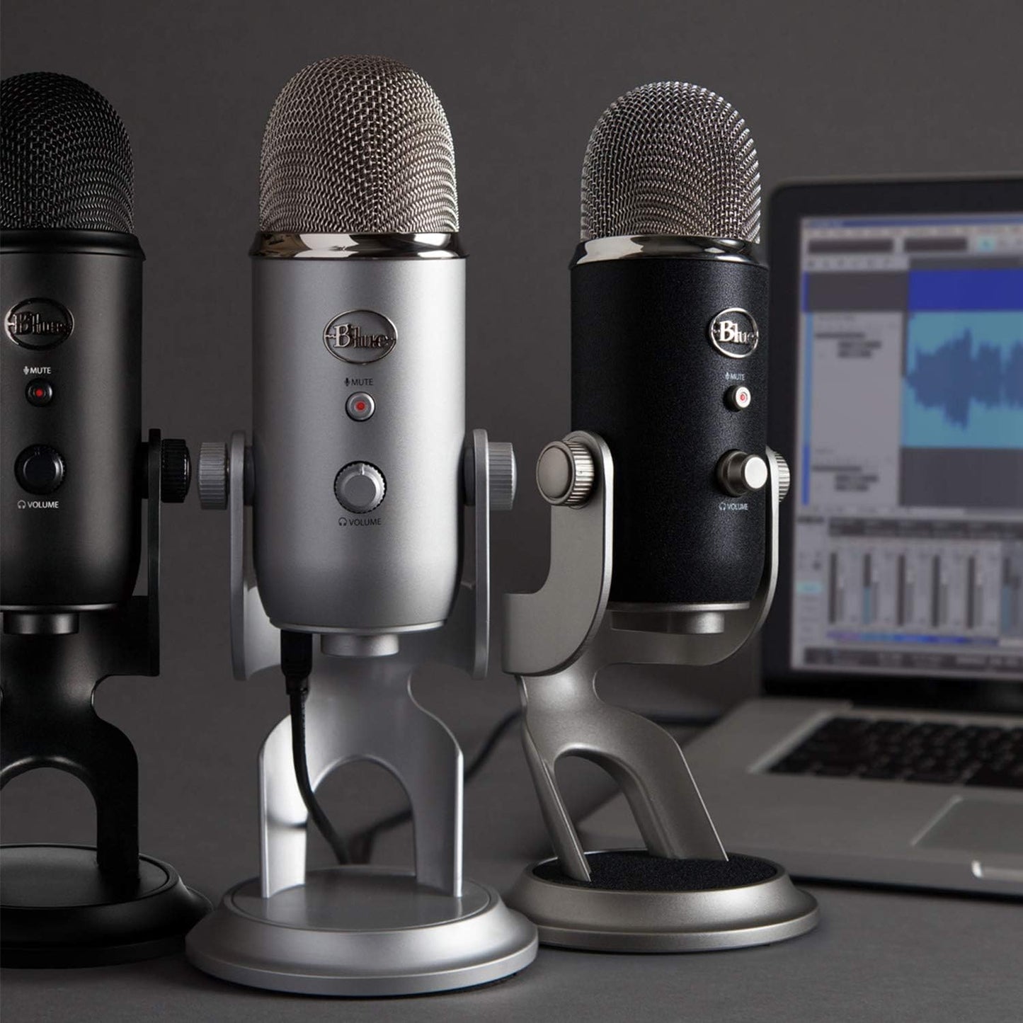 2026 Logitech for Creators Microphone USB Blue Yeti (Noir)