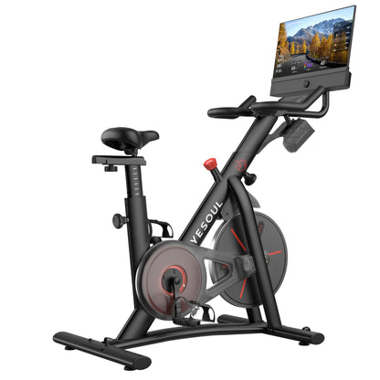 2026 Vélo d’Appartement Yesoul G1M Plus avec Écran 21,5" Full HD Rotatif et Résistance Magnétique Silencieuse à 100 Niveaux – Expérience Immersive, Audio Puissant et Données en Temps Réel pour Tous les Niveaux de Fitness