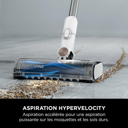 Shark Detect Clean & Empty IW3612AMZEU, Aspirateur sans Fil, Blanc, 240 W, 2 liters