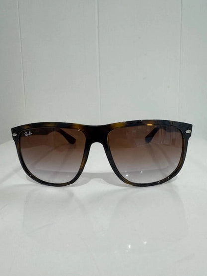 2026 Lunettes de Soleil Ray-Ban 4147 Boyfriend Havana 710/51 60 18 145 Brun Dégradé