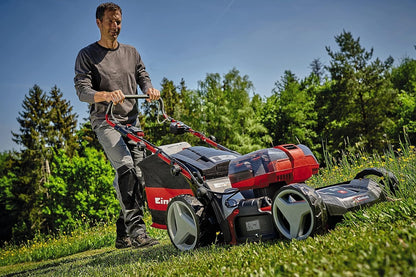 2026 Einhell Professional GP-CM 36/47 S HW – Tondeuse Gazon Sans Fil 36V, Autotractée, Moteur Sans Charbon, Édition Limitée avec 4 Batteries 4,0Ah