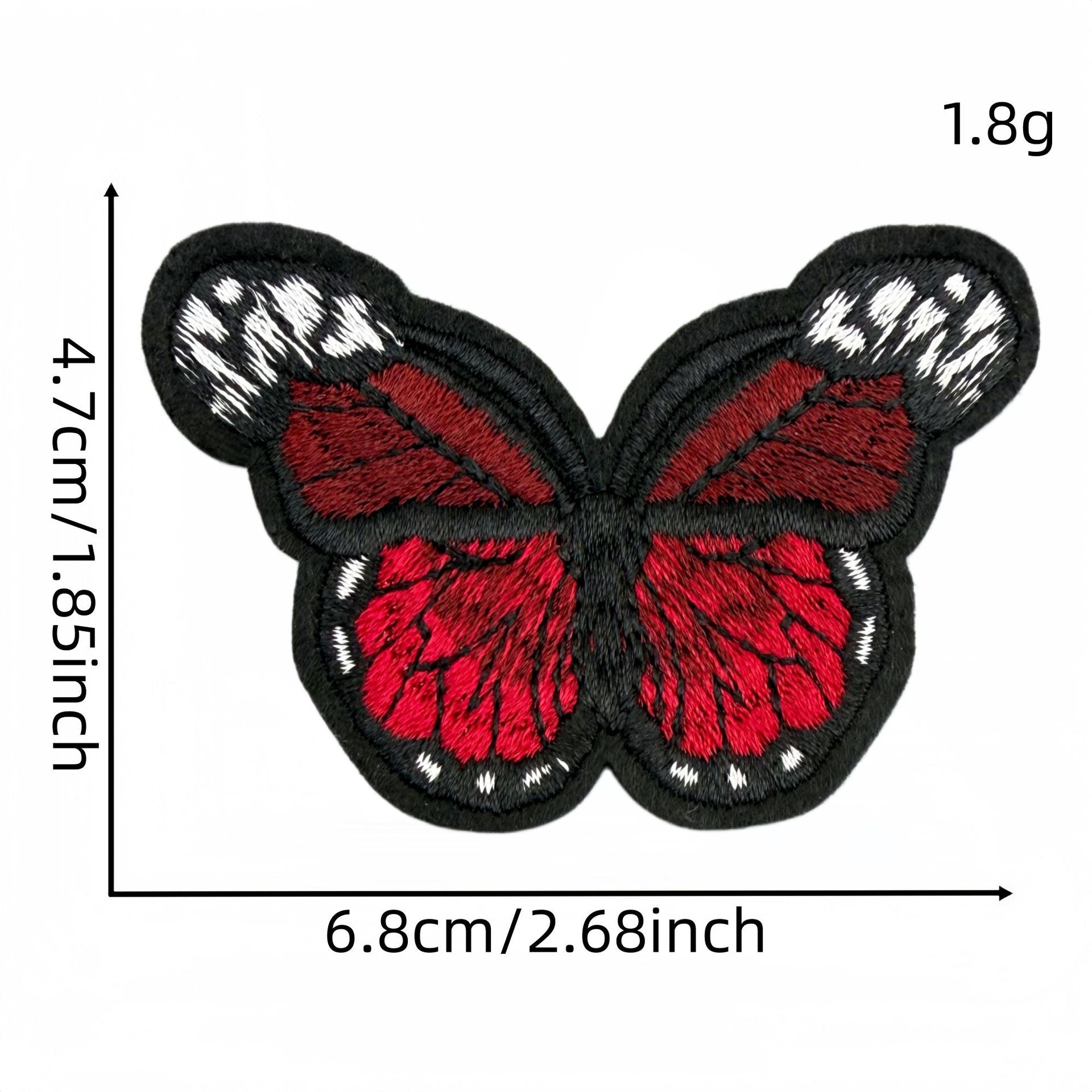colorful butterfly embroidered patches multicolor design iron on