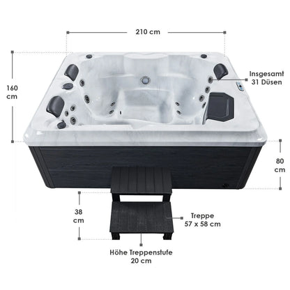 Oasis de bain à remous extérieur 2026