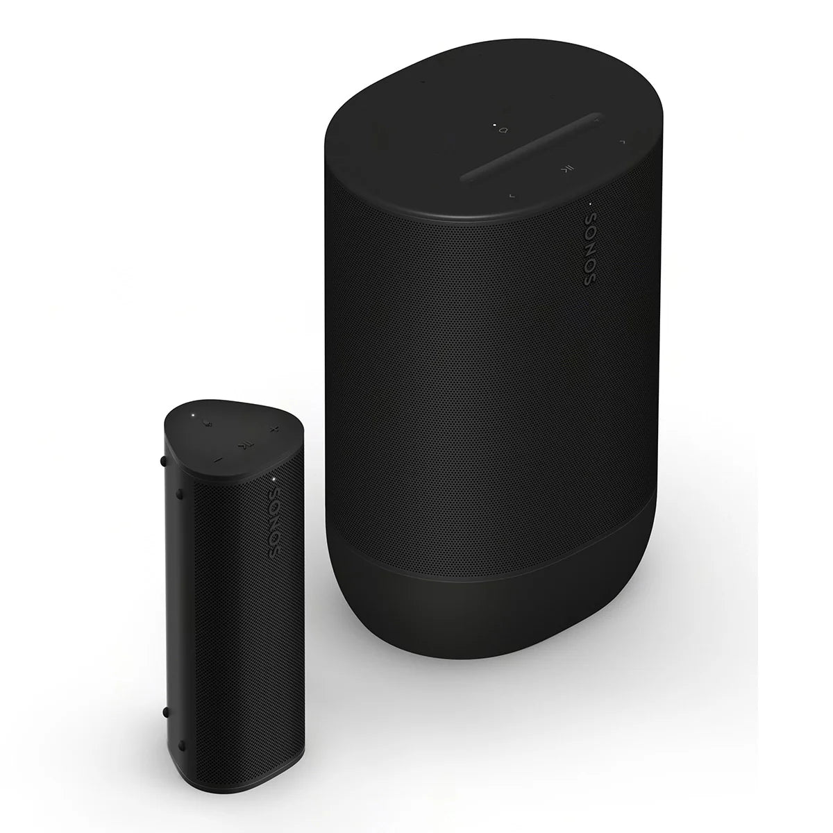 2026 Pack Portable Sonos – Move 2 et Roam 2 (Noir) : Enceintes Portables Wi-Fi et Bluetooth, Étanches, Autonomie Longue Durée, Son Stéréo Puissant