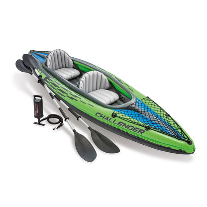 2026 Kayak gonflable Intex Challenger K2 avec rames et pompe manuelle