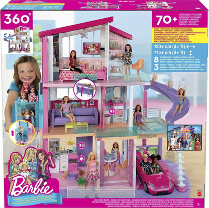 2026 Casa delle bambole Barbie DreamHouse con oltre 70 accessori,ascensore funzionante,luci e suoni -