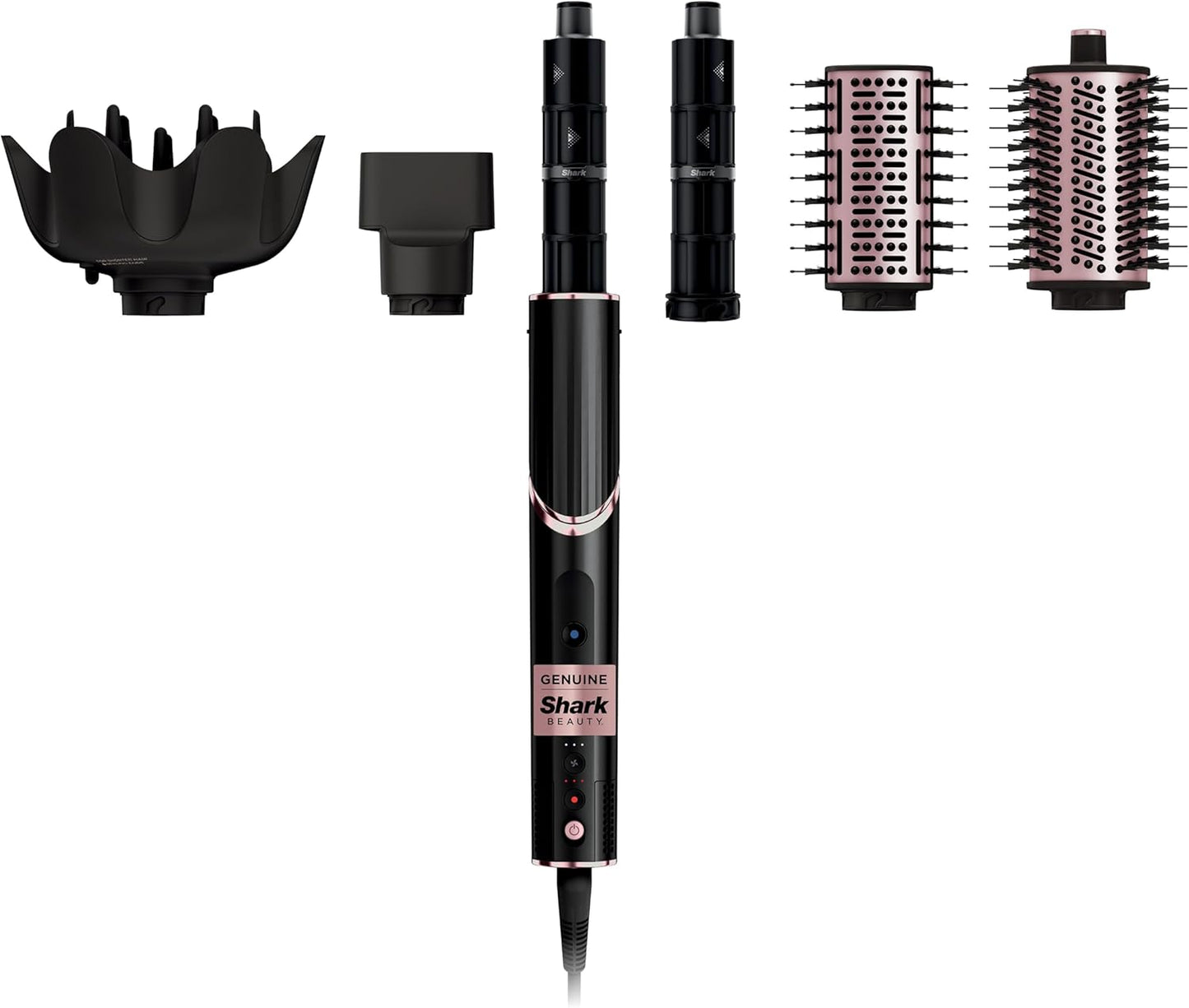 2026 Système de coiffage et de séchage Shark HD430 FlexStyle, sèche-cheveux brosse puissant et multi-styler avec boucleurs Auto-Wrap, brosse plate, brosse ovale et embout concentrateur, coloris Stone