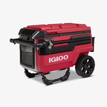 2026 Glacière Trailmate® Journey 70 Qt – Grand Modèle Tout-Terrain avec Roues Lisses, Poignée Télescopique et Isolation THERMECOOL™