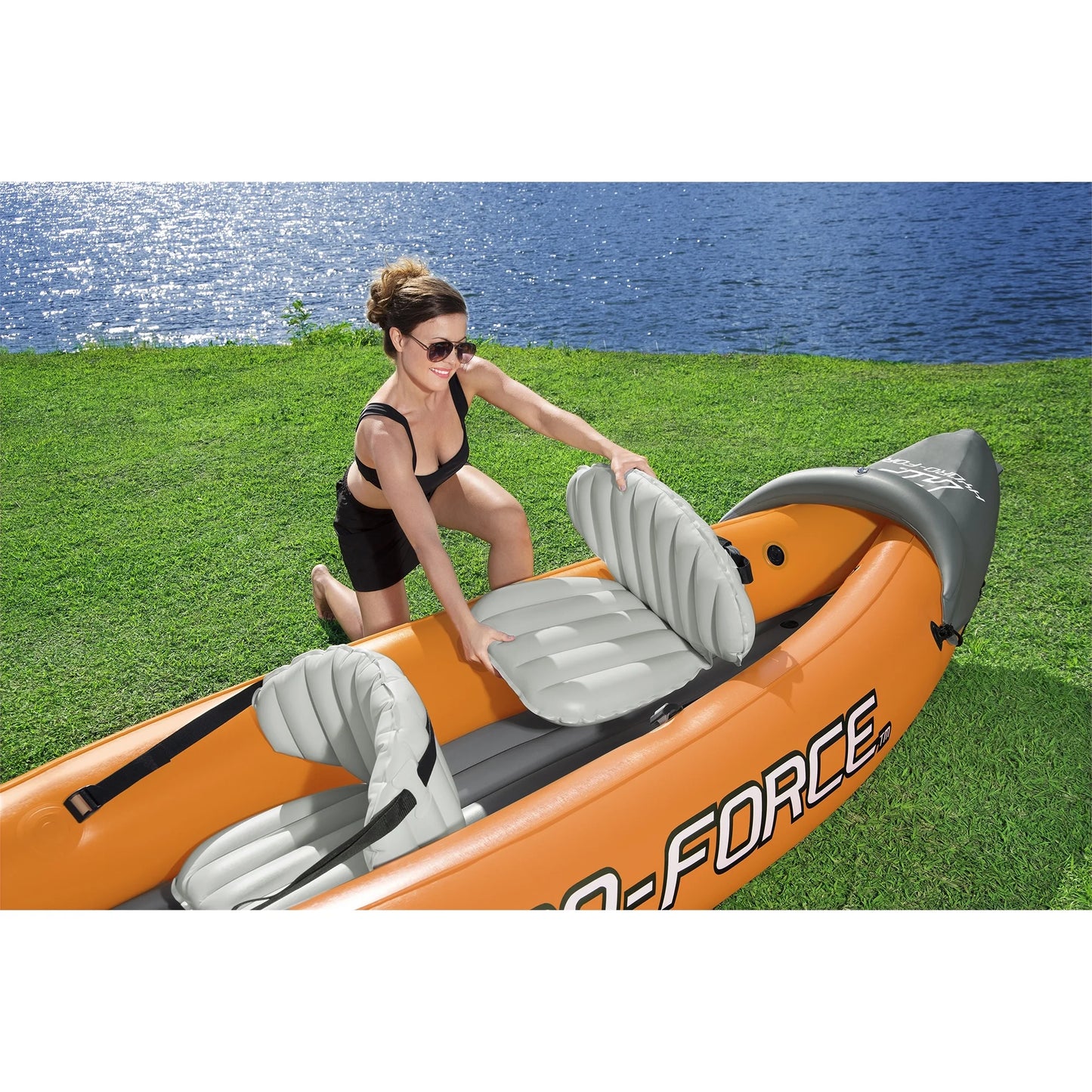 Kayak gonflable Bestway Hydro Force Lite Rapid X2 - Pack sports nautiques de plein air