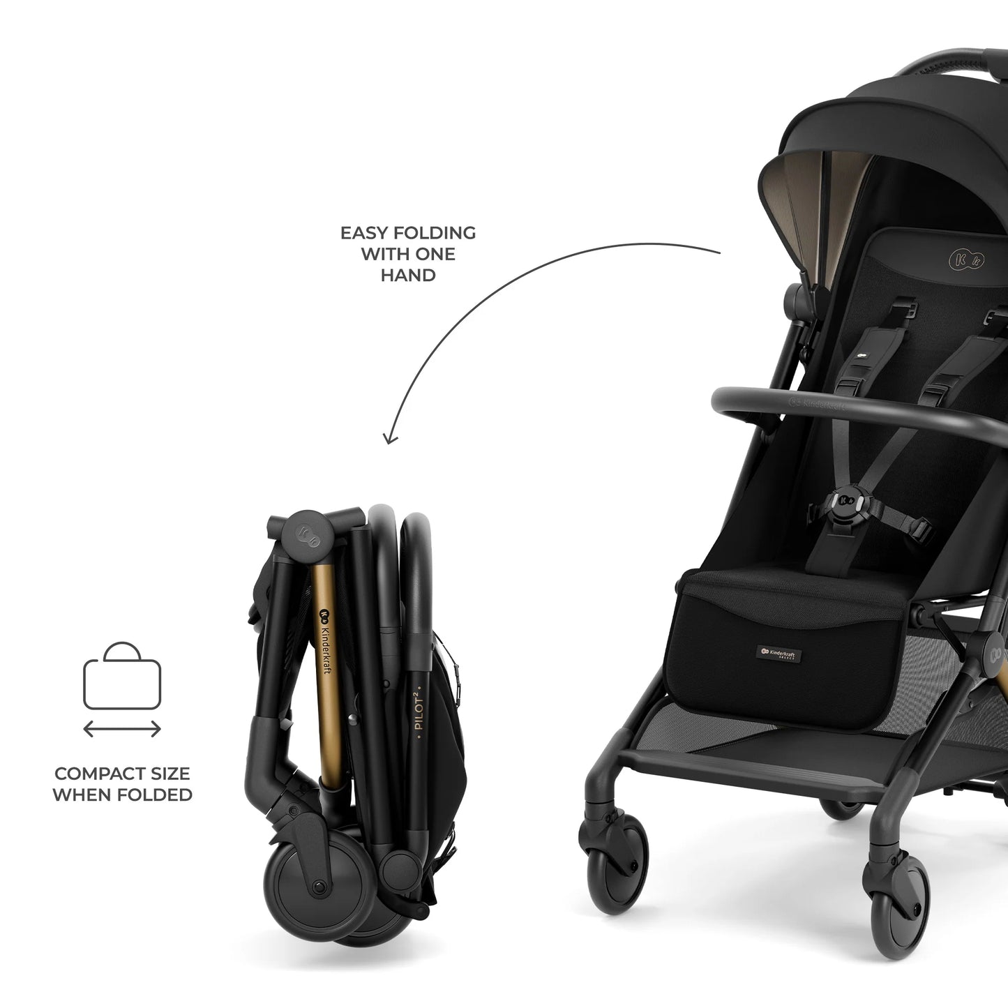 Poussette légère Kinderkraft PILOT 2