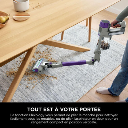 Shark Detect Clean & Empty IW3612AMZEU, Aspirateur sans Fil, Blanc, 240 W, 2 liters