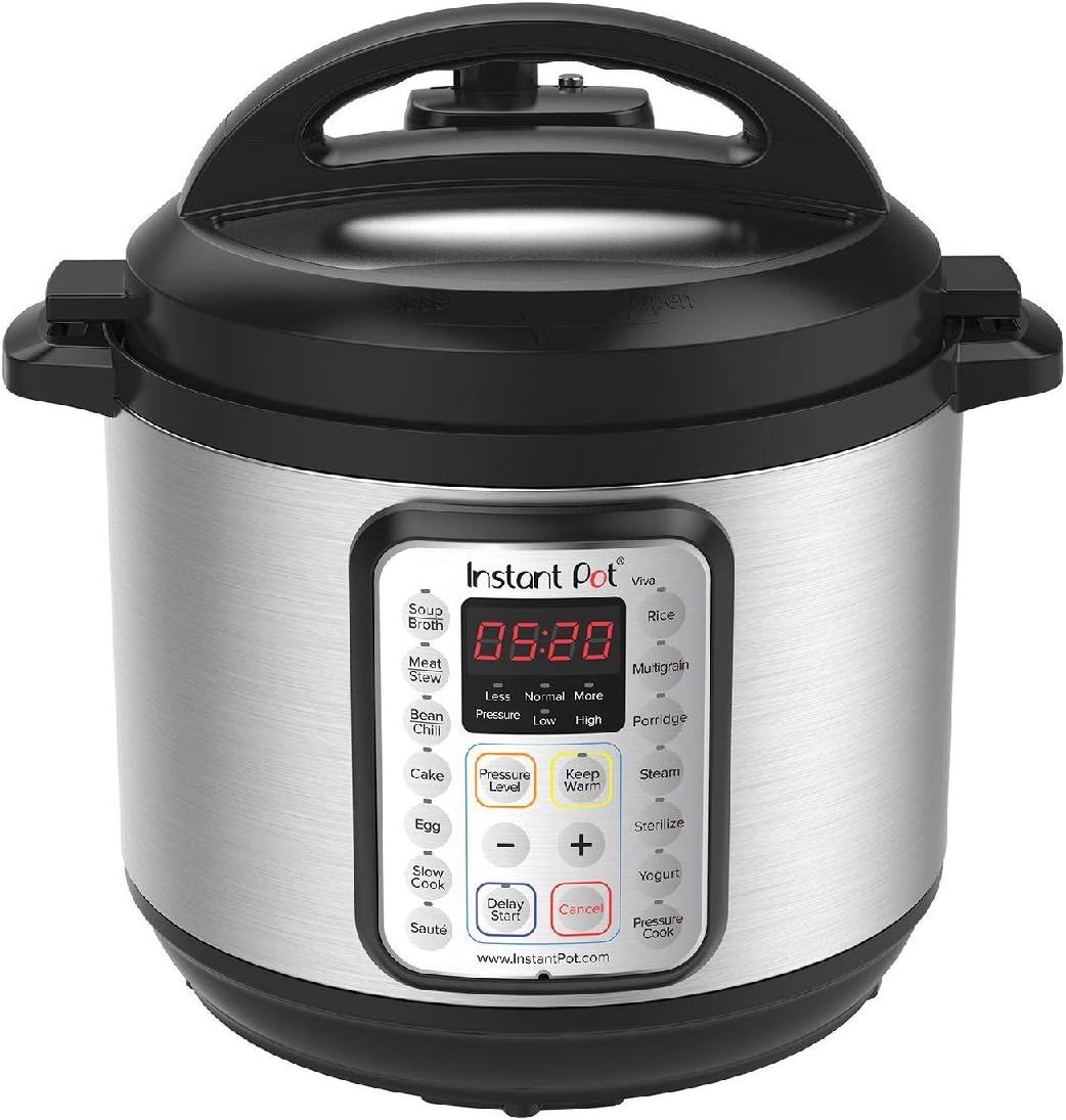 2026 Instant Pot Duo Plus 9-en-1 Multicuiseur, Autocuiseur, Slow Cooker, Cuiseur de Riz, Vapeur, Sauté, Yaourtière, Maintien au Chaud et Stérilisateur, Application Incluse avec Plus de 800 Recettes, Acier Inoxydable, 6 Quarts