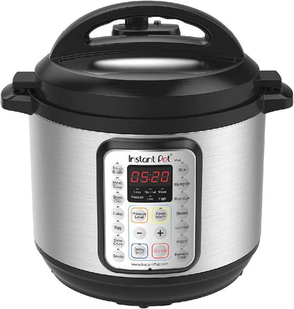 2026 Instant Pot Duo Plus 9-en-1 Multicuiseur, Autocuiseur, Slow Cooker, Cuiseur de Riz, Vapeur, Sauté, Yaourtière, Maintien au Chaud et Stérilisateur, Application Incluse avec Plus de 800 Recettes, Acier Inoxydable, 6 Quarts