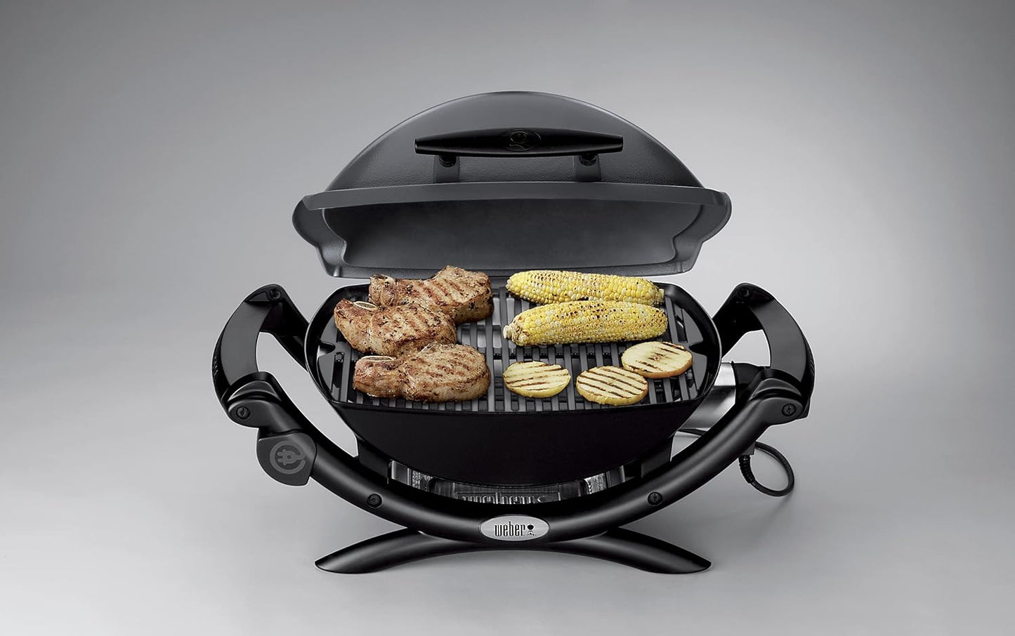 2026 Weber Q1400 – Barbecue Électrique Portable, Surface 43x32 cm, Grille Fonte Émaillée, Édition Limitée