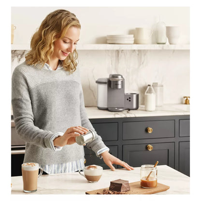 2026 Keurig K-Café Édition Spéciale – Machine à Café à Dosettes K-Cup pour Café, Latte et Cappuccino, Finition Nickel