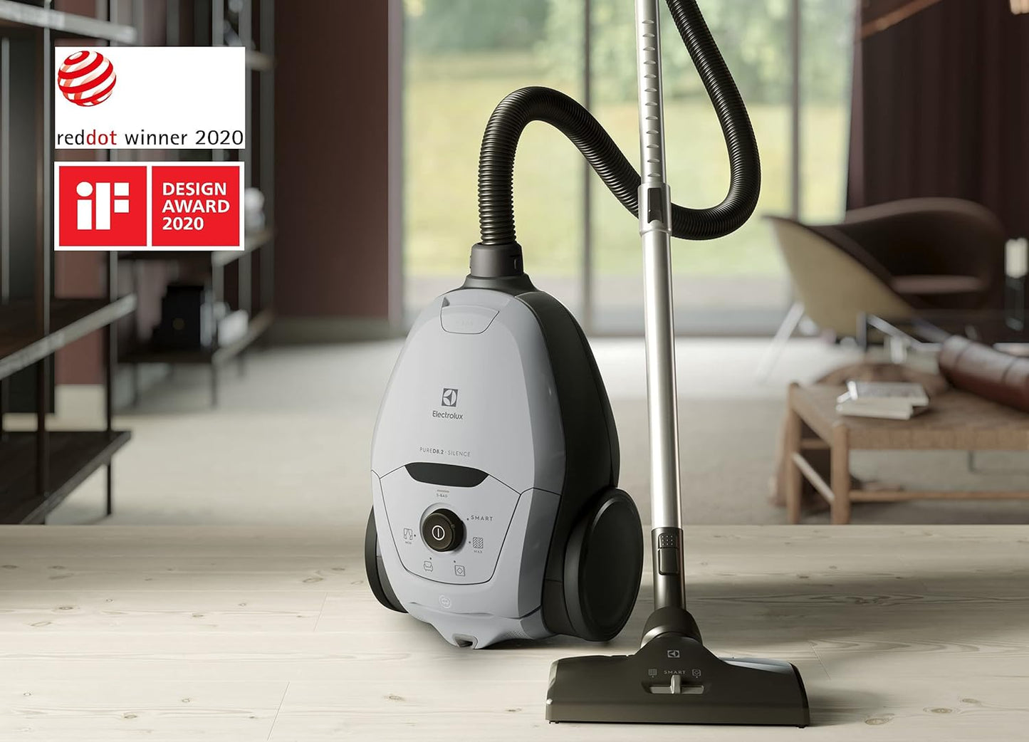 2026 Electrolux PURE D8 PD82-4MG – Aspirateur Traîneau avec Sac, Silencieux 57 dB & Filtre Hygiène 12 Lavable – Édition Limitée Haute Performance