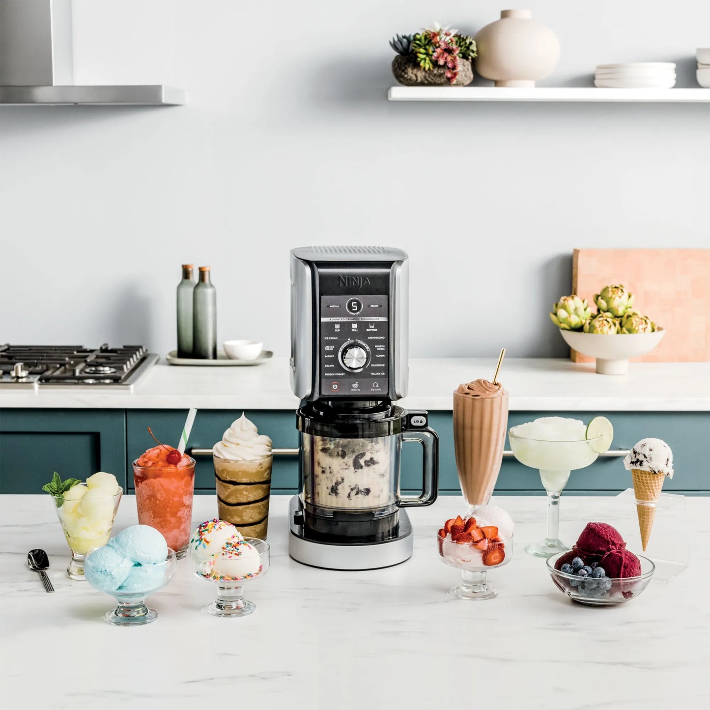2026 Machine à desserts glacés 11-en-1 Ninja CREAMi Deluxe pour glaces, sorbets et créations gourmandes