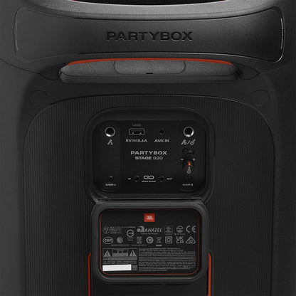 PartyBox Club 120,Enceinte portable de soirée,poignée pliable ergonomique,jeu de lumières,12 heures d'autonomie,résistante aux éclaboussures IPX4,noir,Prise européenne (Type C) -
