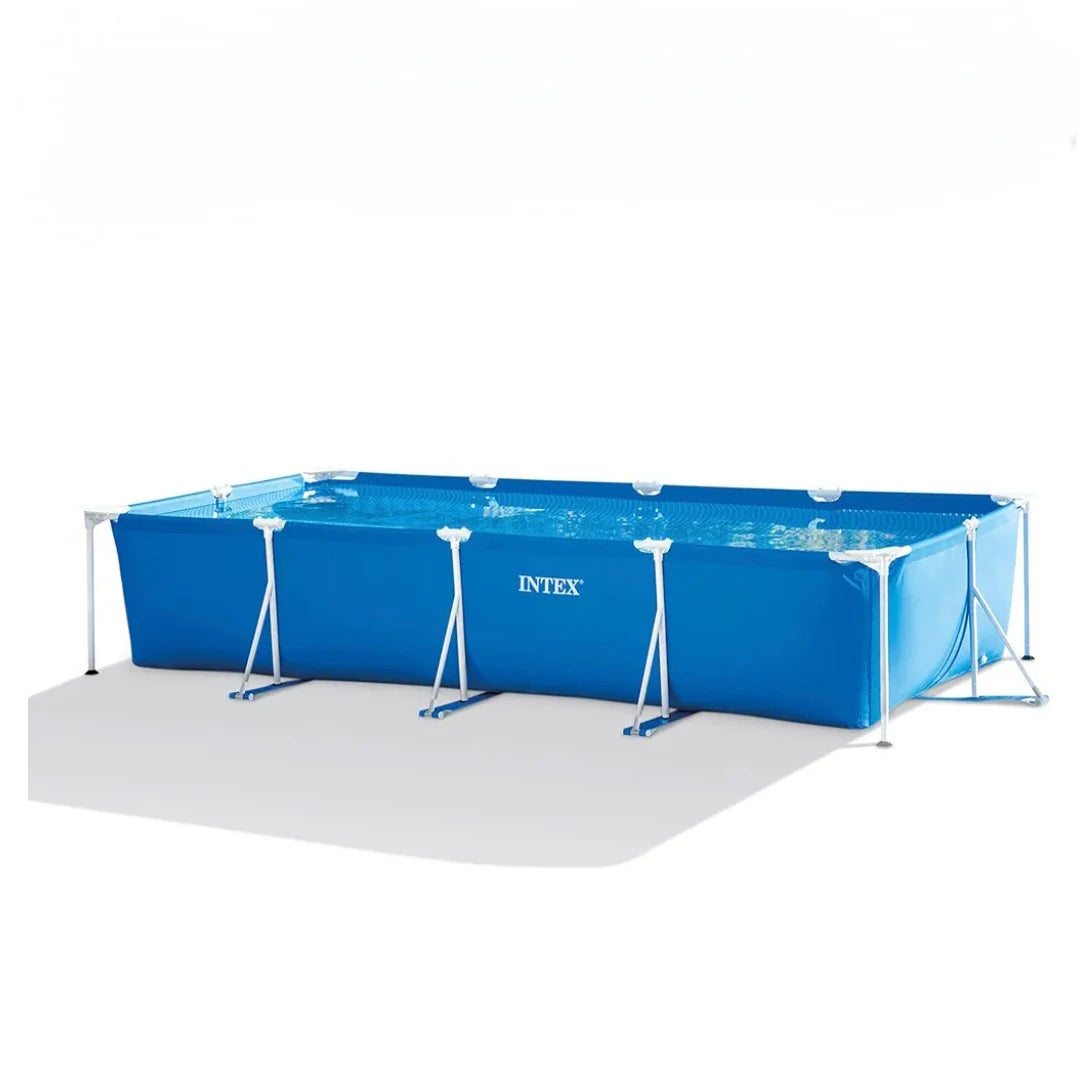 2026 Intex Piscine Rectangulaire 450×220×84 cm – Cadre Acier Résistant, PVC 3 Couches, Édition Limitée