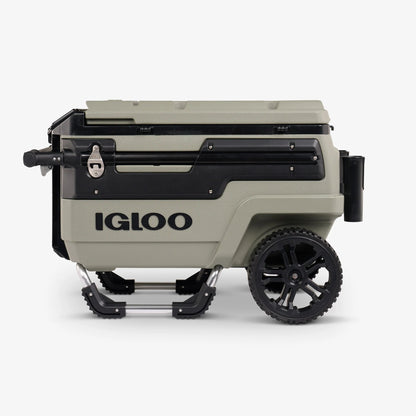 2026 Glacière Trailmate® Journey 70 Qt – Grand Modèle Tout-Terrain avec Roues Lisses, Poignée Télescopique et Isolation THERMECOOL™