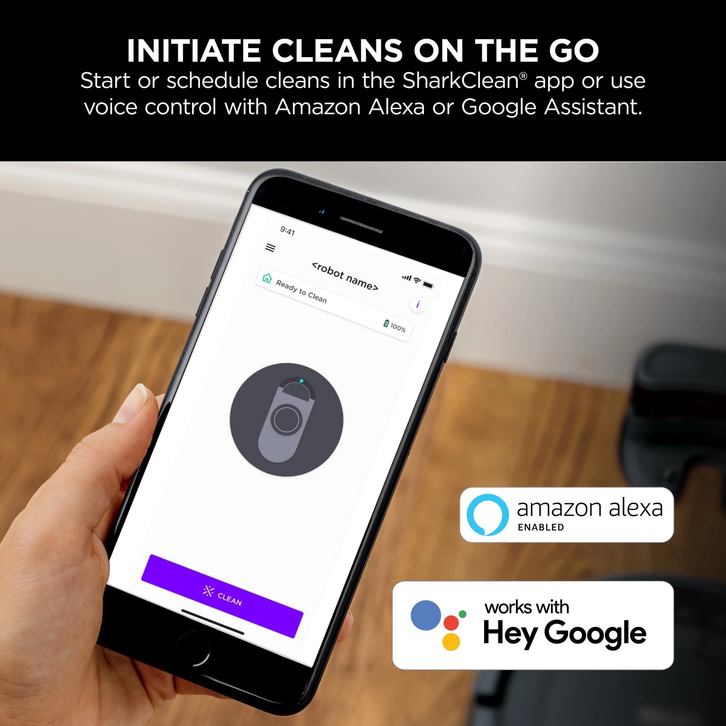 2026 Aspirateur Robot Shark ION RV754 avec Wi-Fi Connecté, Noir – Nettoyage Intelligente Multi-Surfaces pour Sols Durs et Tapis avec Tri-Système de Brosses
