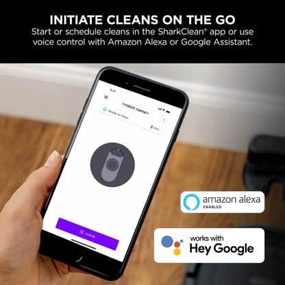 2026 Aspirateur Robot Shark ION RV754 avec Wi-Fi Connecté, Noir – Nettoyage Intelligente Multi-Surfaces pour Sols Durs et Tapis avec Tri-Système de Brosses