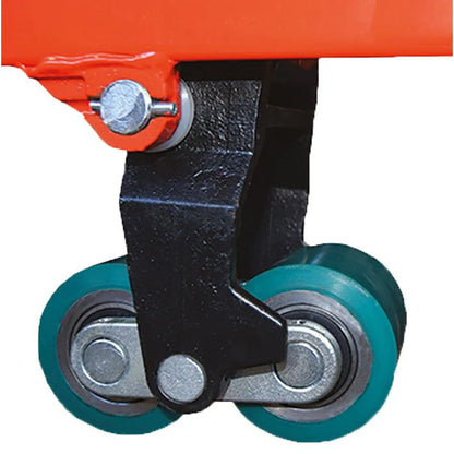 Transpalette manuel silencieux 2500 kg roues directrices (standard)